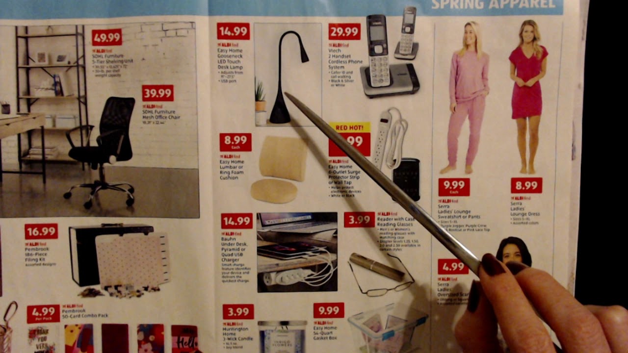 ASMR | Reviewing Sales Circulars w/Pointer (Soft Spoken)