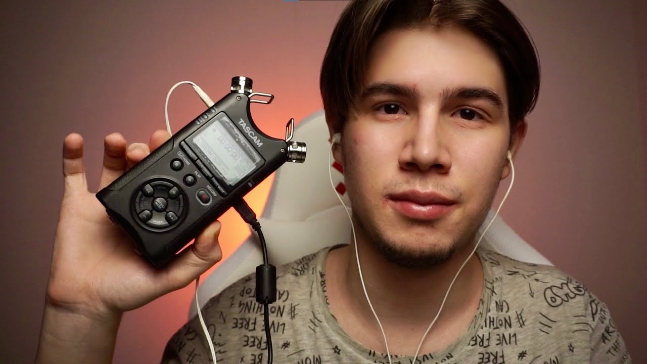 АСМР ТЕСТ МОЕГО НОВОГО TASCAM DR-40