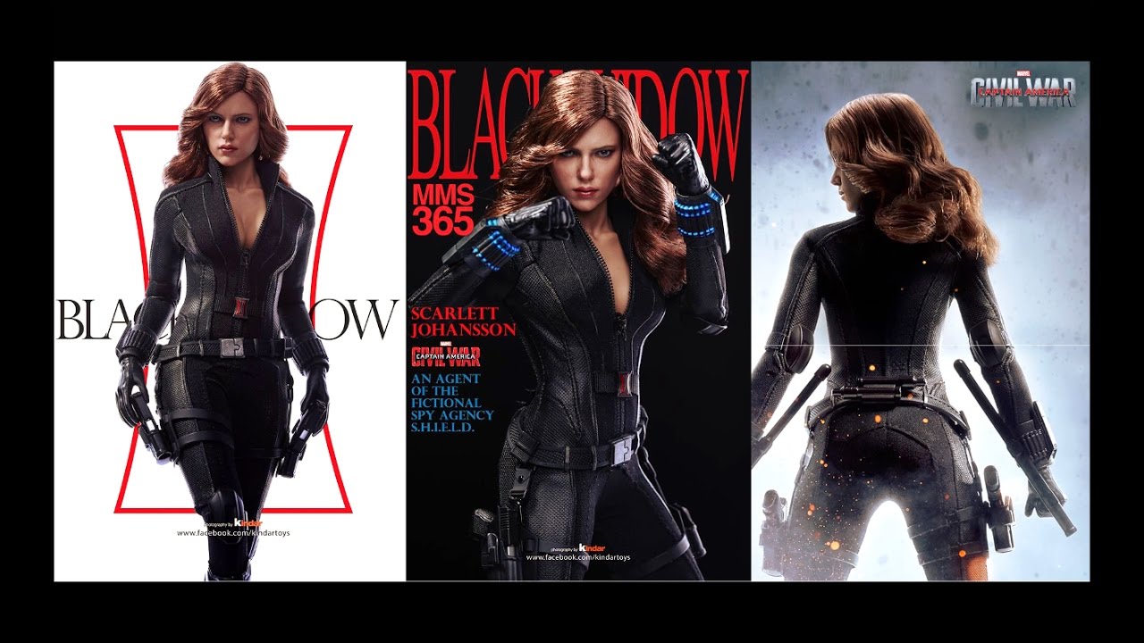 HOT TOYS BLACK WIDOW CIVIL WARS VERSION FINAL PRODUCT BLOGGER PICS