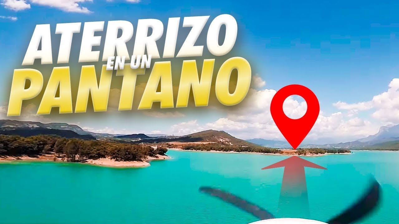 ¡Aterrizando EN UN PANTANO con mi avión! Maniobra del despegue con Pretty Pastelitos | el andorrano