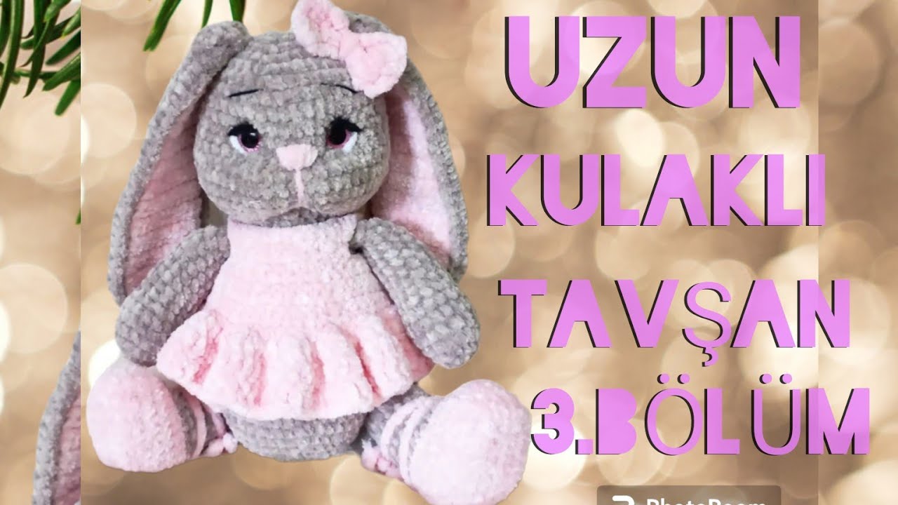 АМИГУРУМИ ДЛИННОУШИЙ КРОЛИК ЧАСТЬ 3