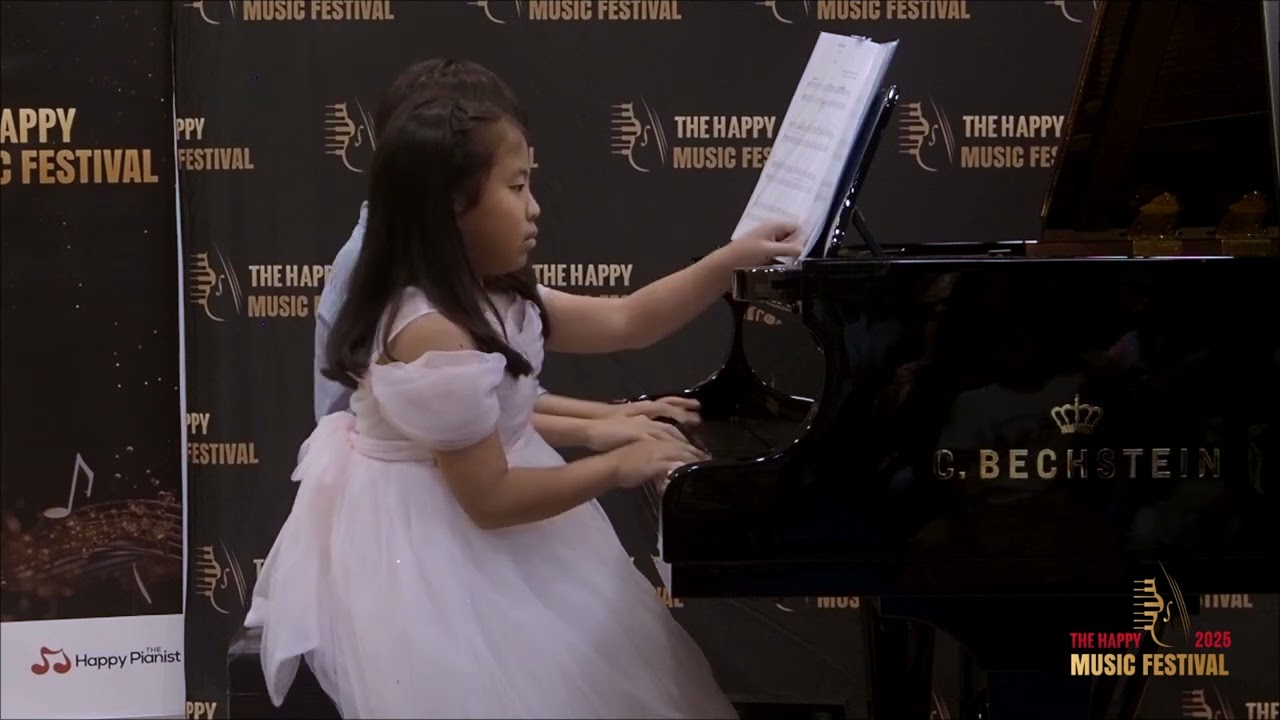 Arabesque by Burgmuller Piano Four Hands  - The Happy Music Festival 2025