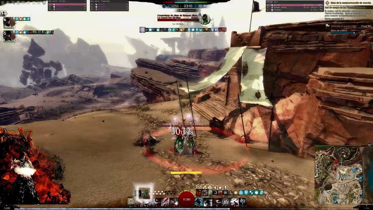 Guild Wars 2 | WvW | Thief | Staff |  Power Daredevil - Roaming  & Smallscale [4k60fps]