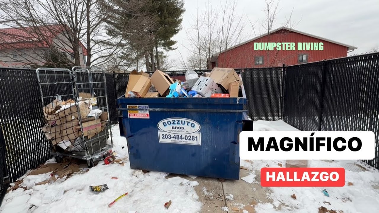 DUMPSTER DIVING MAGNÍFICO HALLAZGO😱#dumpsterdiving #loquetiranenusa
