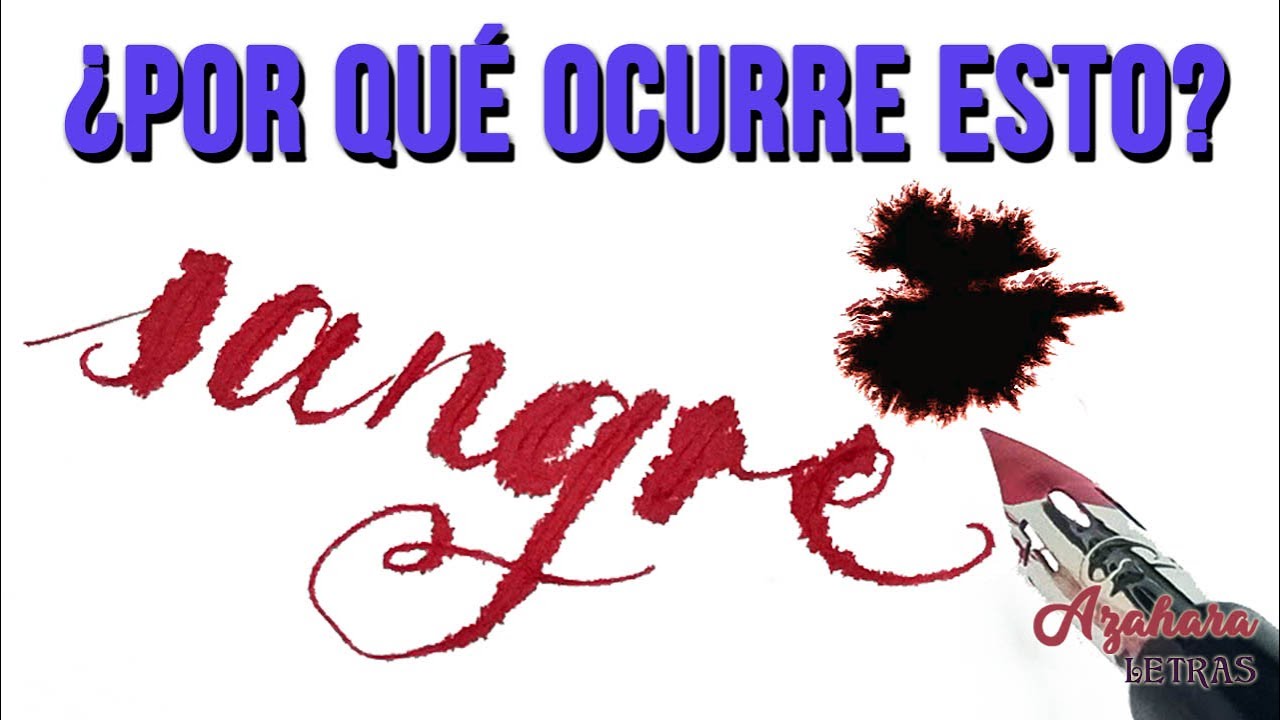 ✒️🦠¿Por qué RAMIFICA cuando escribes con PLUMILLA Y TINTA? + SOLUCIÓN