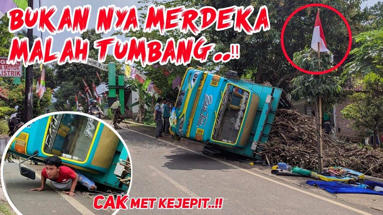 🔴CAK MET TAK BANYAK BICARA SAAT TERGULING..!!