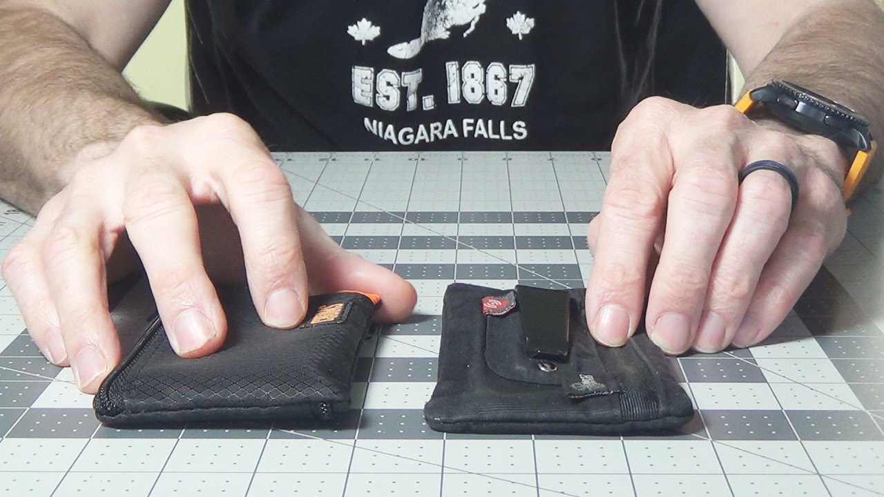 My EDC Wallets and Why - CHUMS and Lewis and Clark