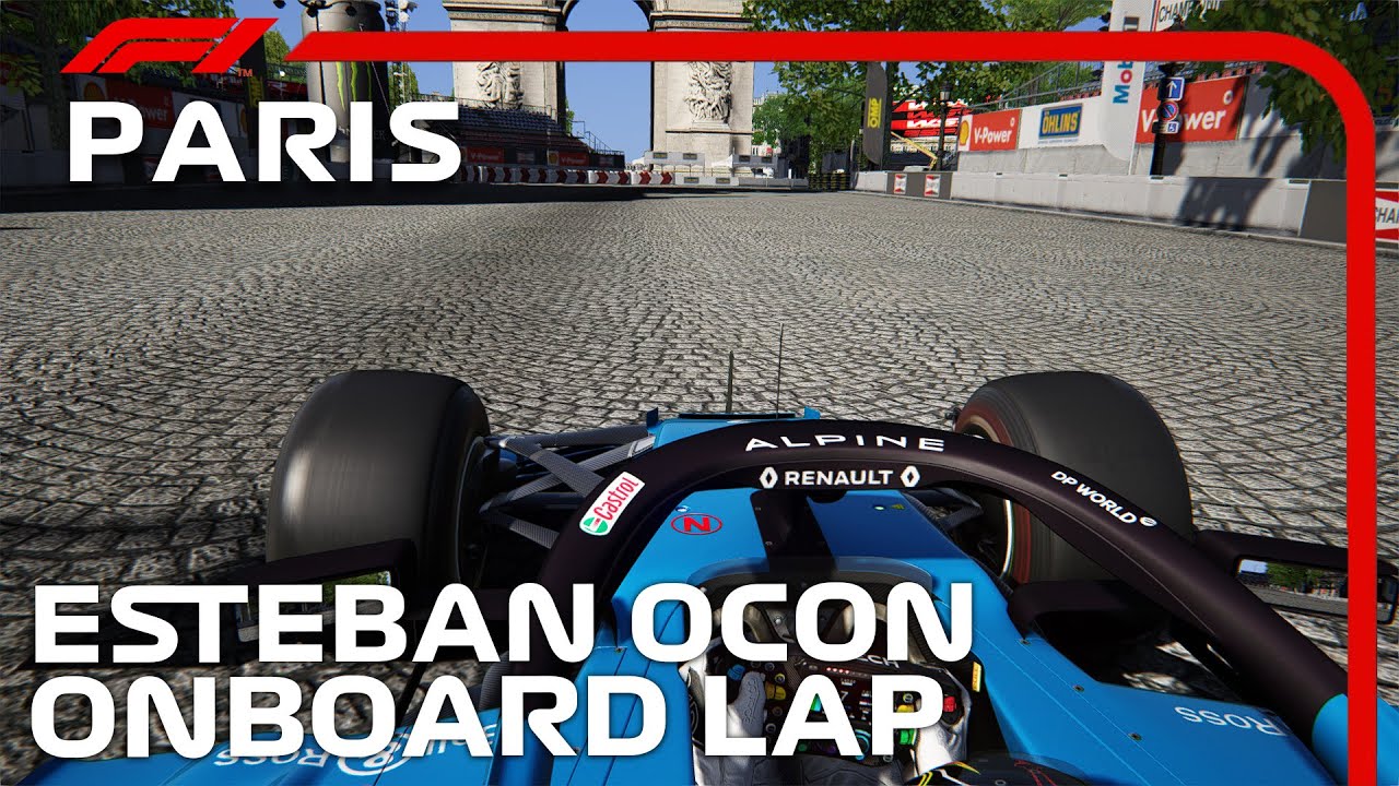 F1 2021 Paris Street Circuit | Esteban Ocon Onboard | Assetto Corsa