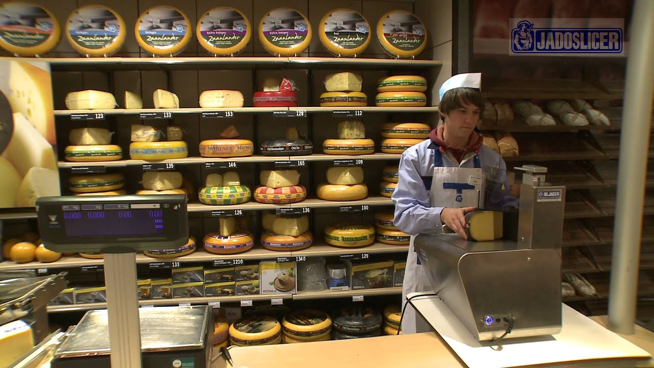 Jadoslicer kaassnijmachine - cheese slicer - cheese cutting - cheeseslicer
