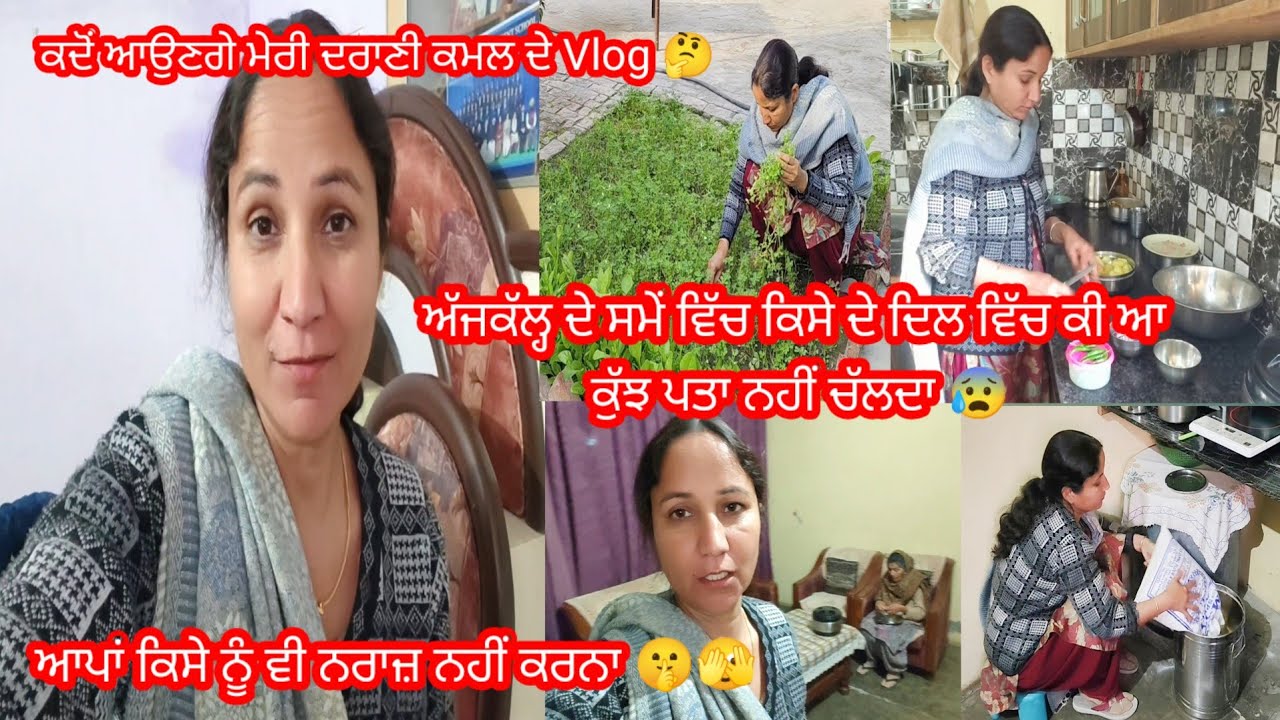 ਮੇਰੀ ਦਰਾਣੀ ਕਮਲ Vlog ਕਦੋਂ ਬਣਾਊਗੀ 🤔 ਆਓ ਦੱਸਾ || by Punjabi Batth Family New vlog 