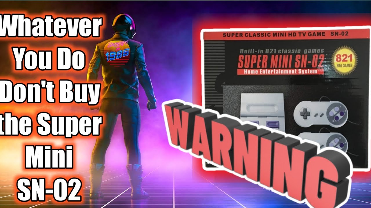 Warning ⚠️🚨 this Console promotes Racism & more 🤢 Don't Buy Super Mini SN-02.
