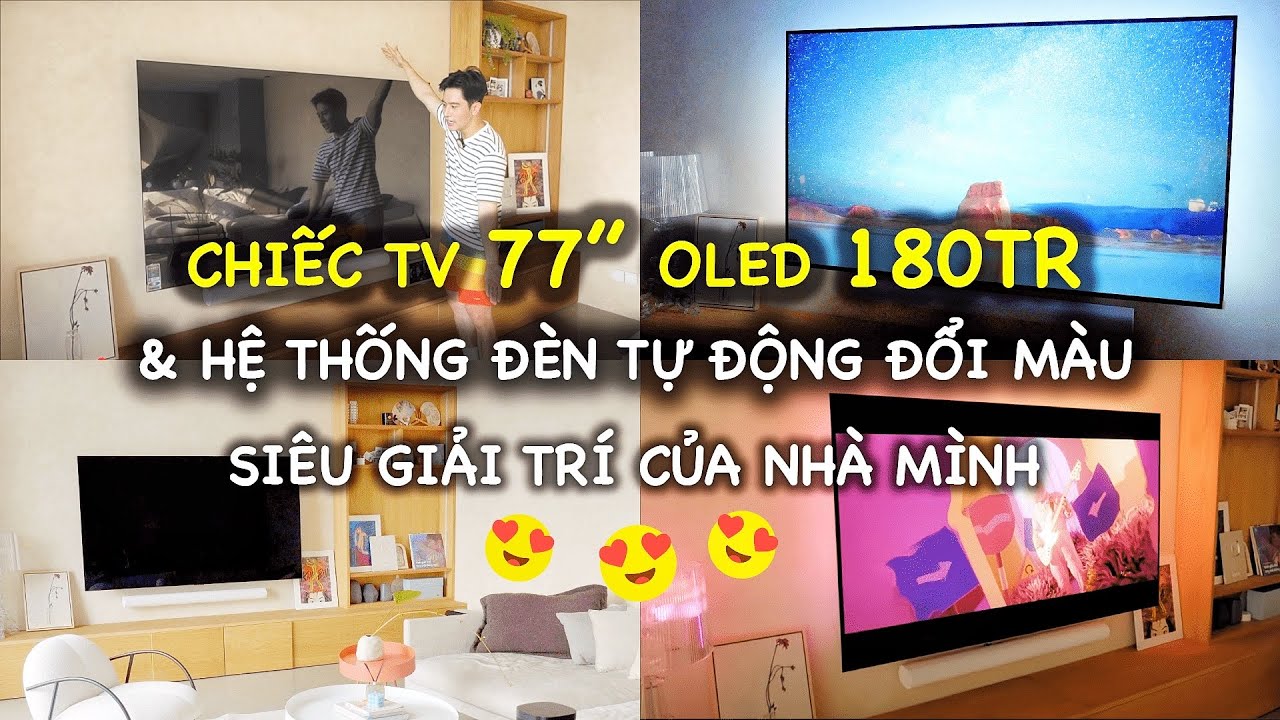 Trải nghiệm Phòng khách SIÊU GIẢI TRÍ như rạp chiếu phim tại gia & đầy đồ chơi công nghệ nhà mình!