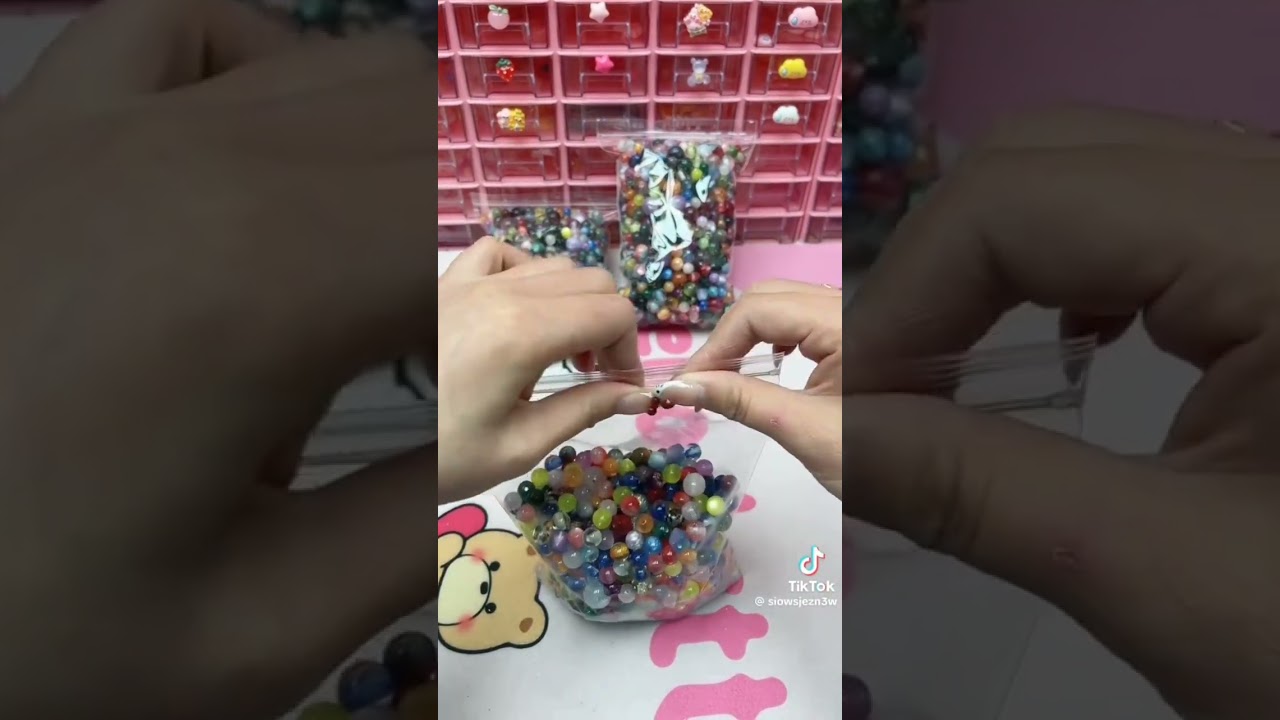 Packing Amani Alyileili's big order LAST PART + an order of acrylic beads #acrylic #order #packing 