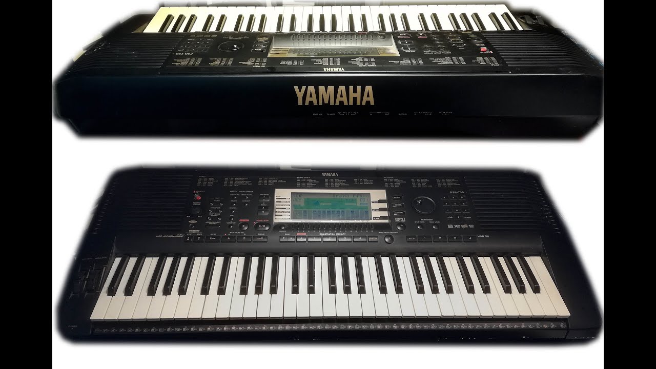 YAMAHA PSR-730 (DEMO songs) HiQ sound