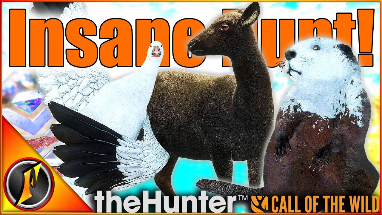 PIEBALD Beaver + Diamond Snow Goose on Askiy Ridge! | theHunter Call of the Wild