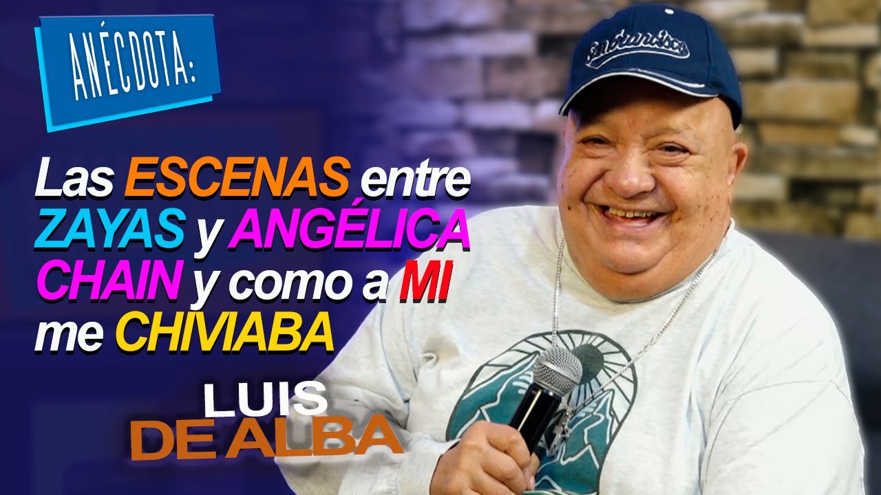 ANECDOTE: The SCENES between ZAYAS and ANG&Eacute;LICA CHAIN ​​and how it made ME blush | Luis de Alba