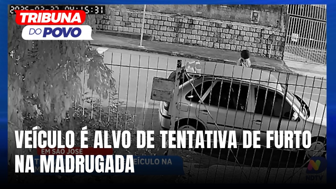 Moradora denuncia tentativa de roubo de carro em frente de casa