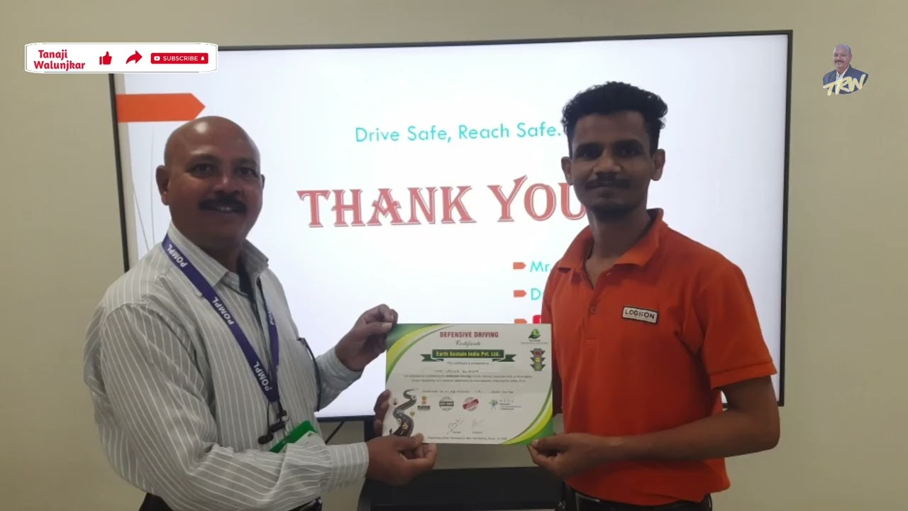 Road Safety Training Program. January 2026. Tanaji Walunjkar. Pune.