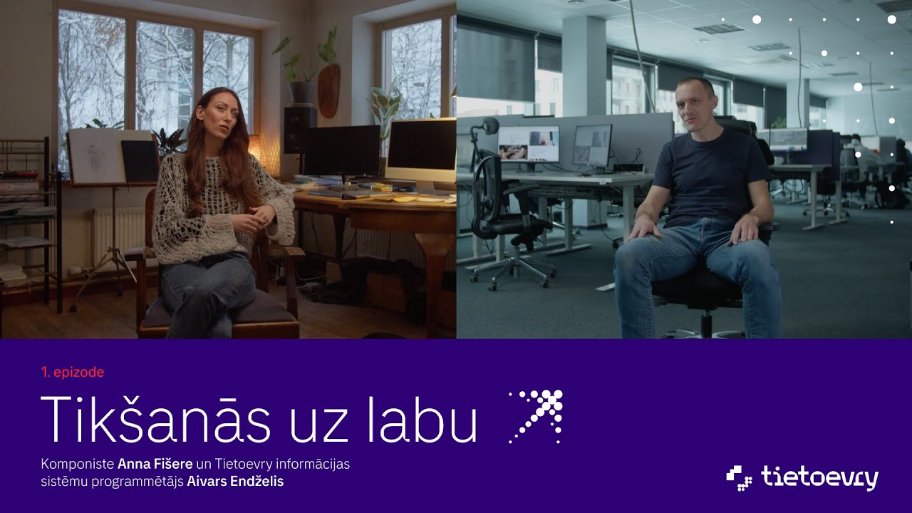 Tikšanās uz labu E01: Komponiste Anna Fišere un Tietoevry IT sistēmu programmētājs Aivars Endželis