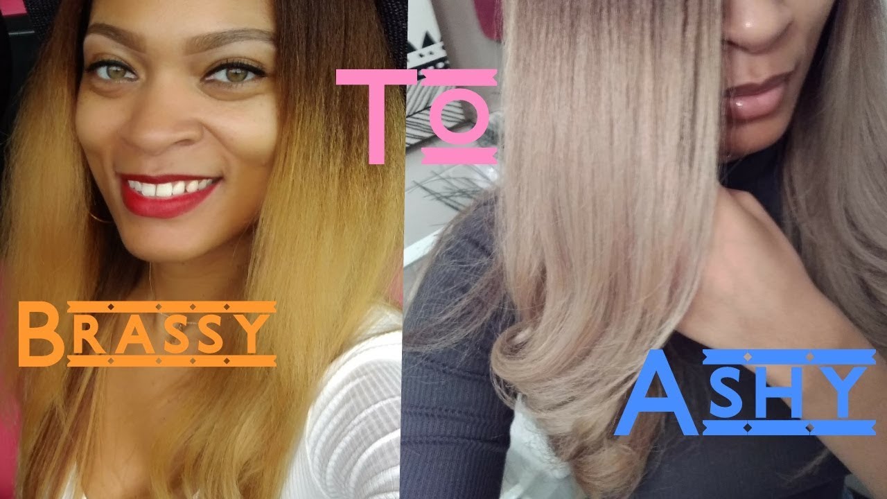 TONING MY BRASSY HAIR WITH WELLA T14/ HOW TO