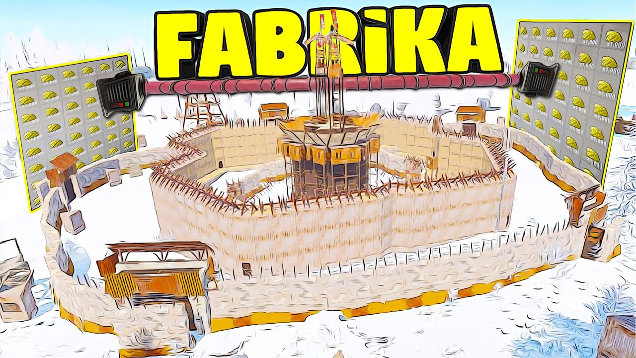 PATLATILMASI İMKANSIZ BASE YAPTIK ! ONLİNE RAİD (Full Industrial System)