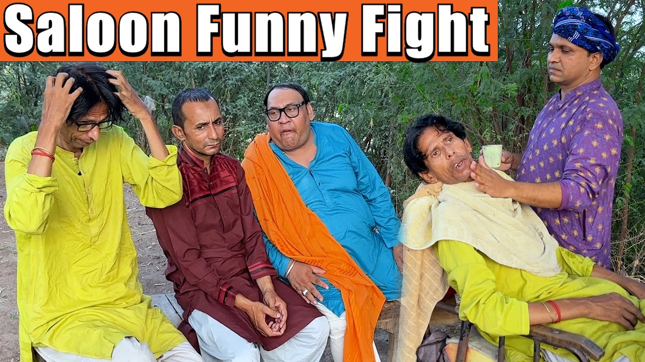 Tasleem Abbas and Soni New Funny Show || Village Saloon Funny Fight ||@TasleemAbbasOfficial