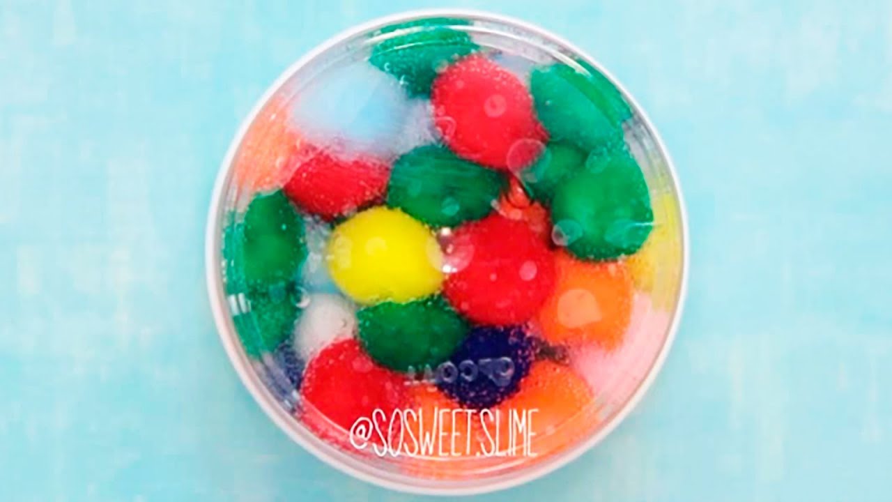 Reverse Slime ASMR - Pom Poms Edition