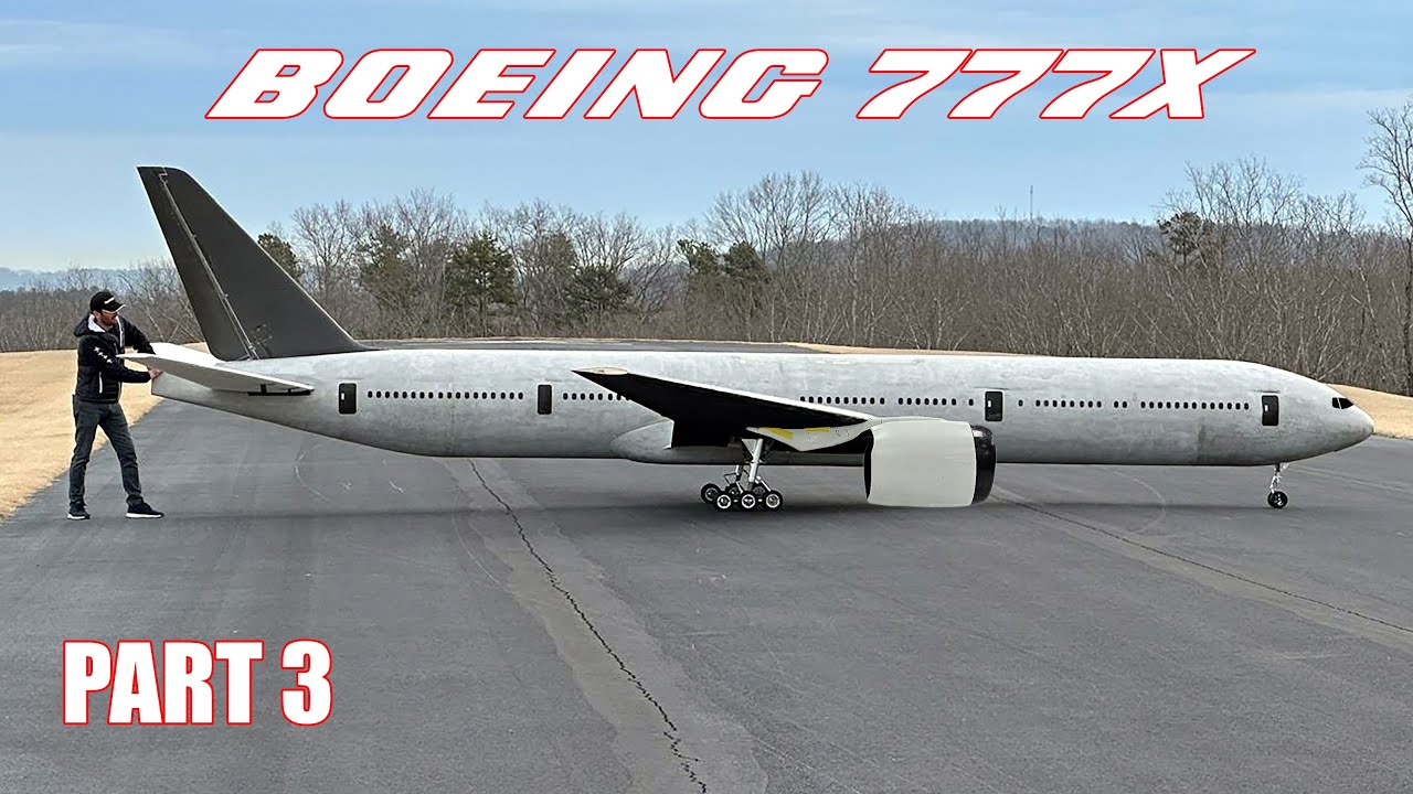 Building the world's biggest Boeing 7779X RC Airliner, PART 3