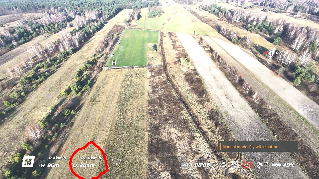 Neo 2 FPV full manual (acro), rekord prędkości - 82,6 km/h #015