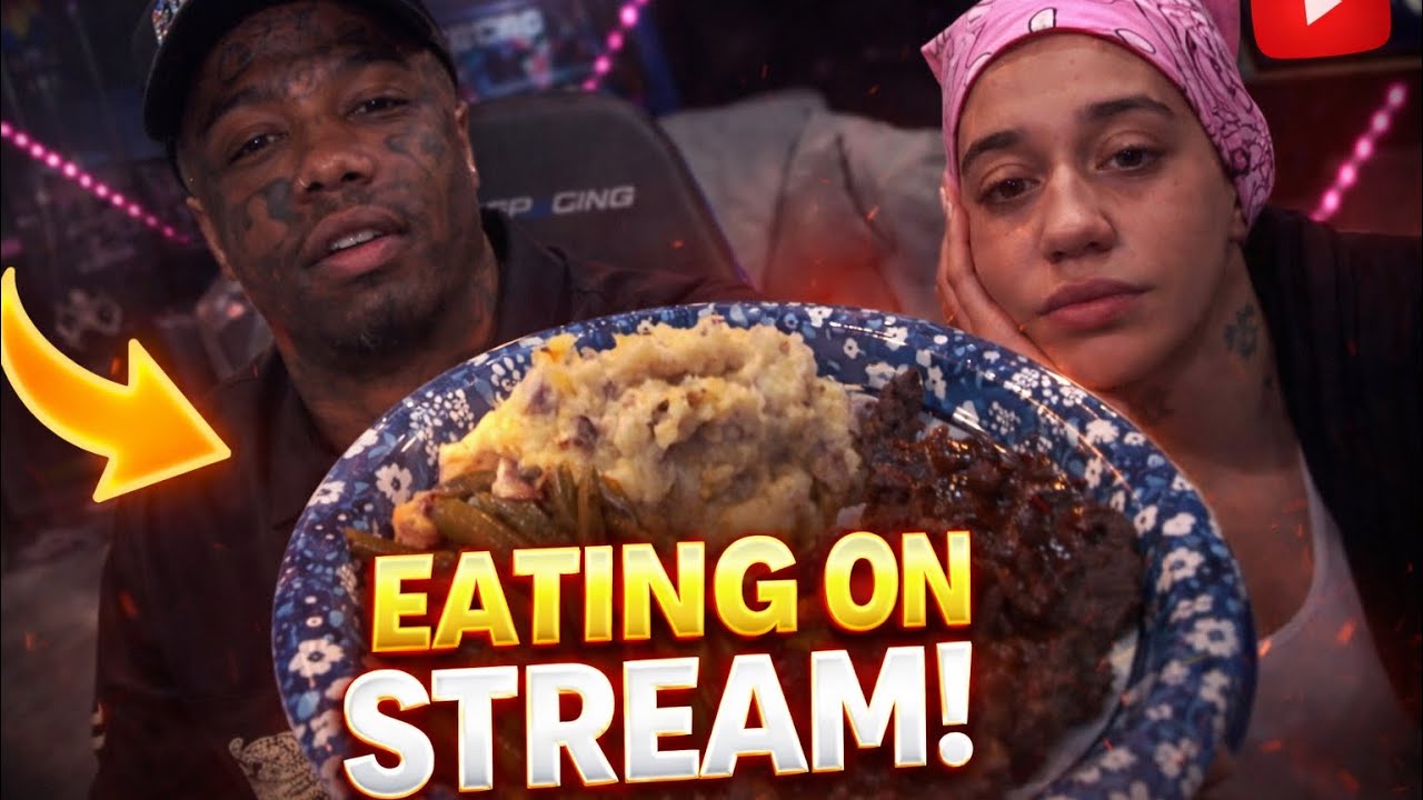 Nevaeh Feeds Blueface A Good Meal 