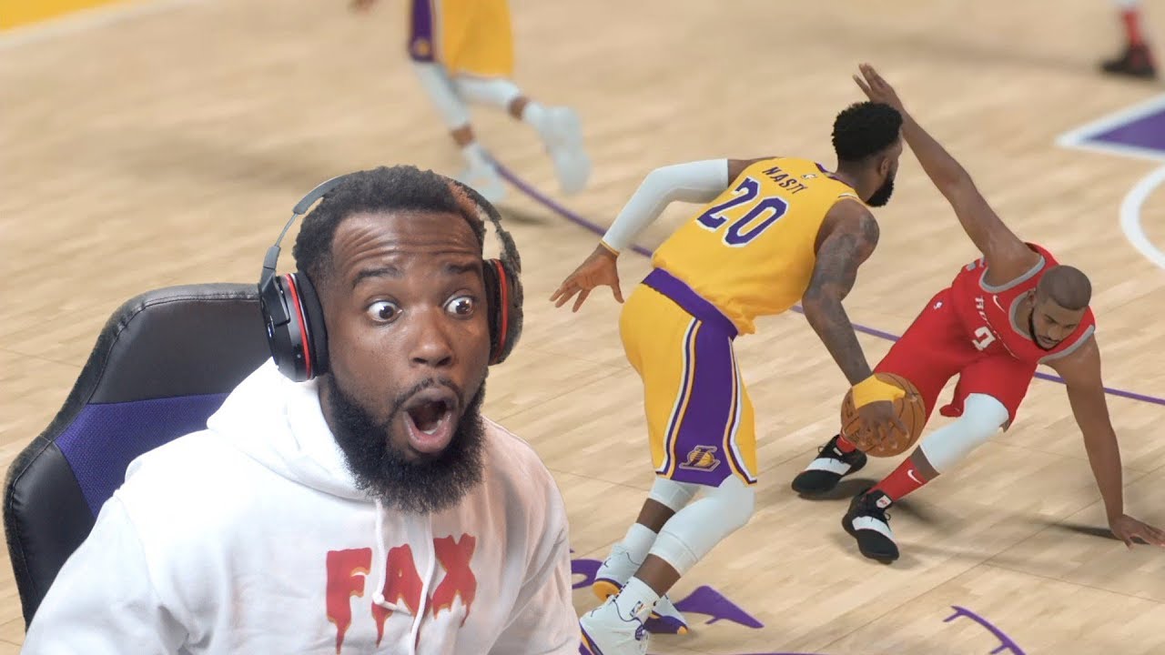 Ankle Breaker Crossover On Chris Paul! Lakers vs Rockets NBA 2K19 MyCareer Ep. 32