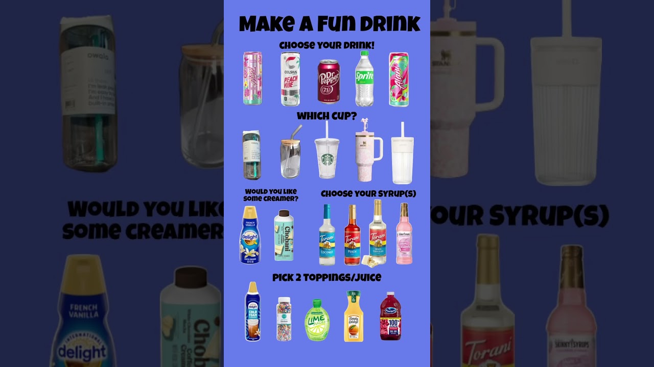 #fypシ゚viral #makeadrink #fundrinks #aesthetic #pickadrink #pick #algorithm