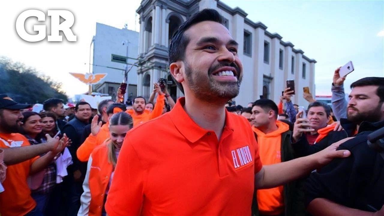 Cierre de precampaña de Álvarez Máynez en Monterrey
