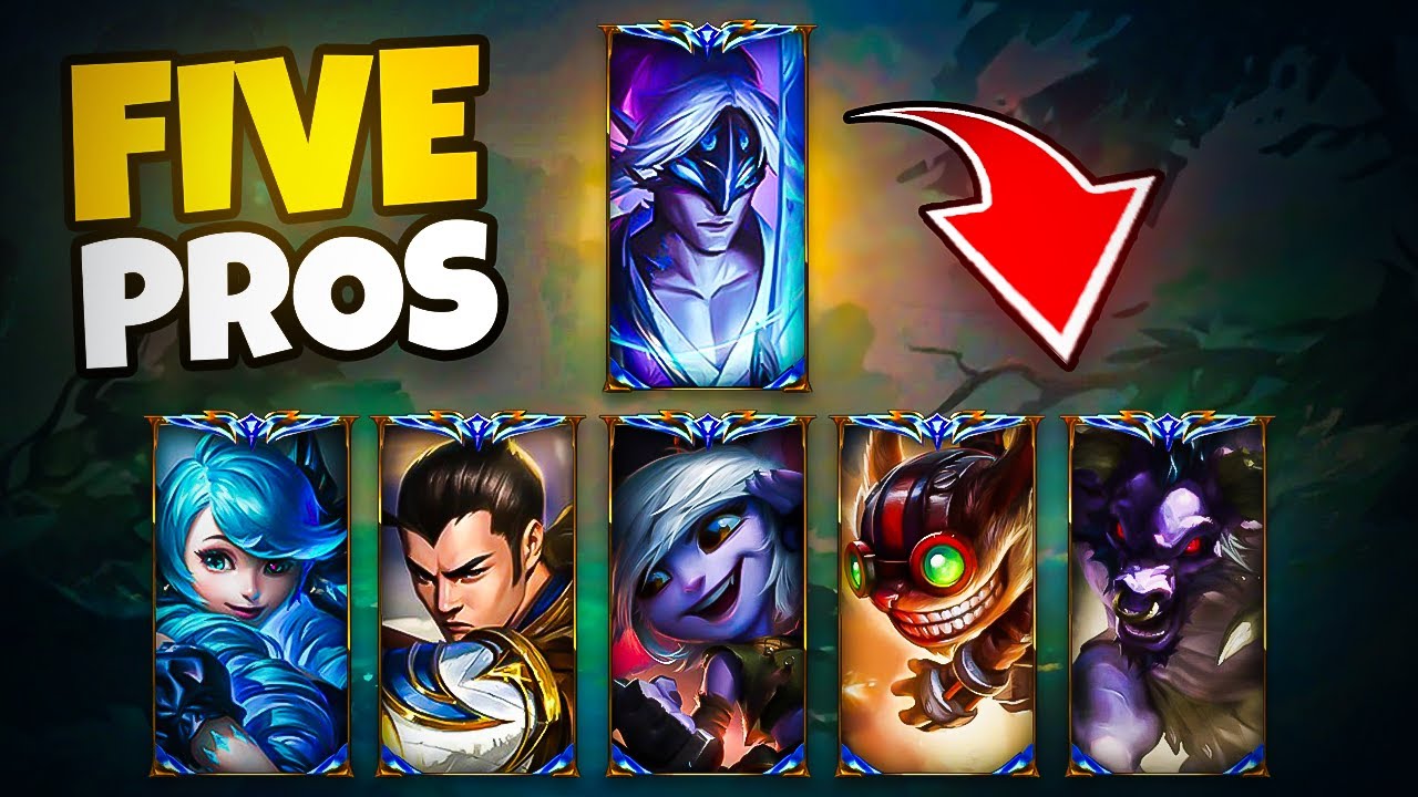 The Best Master Yi in the World vs 5 Korean Pros