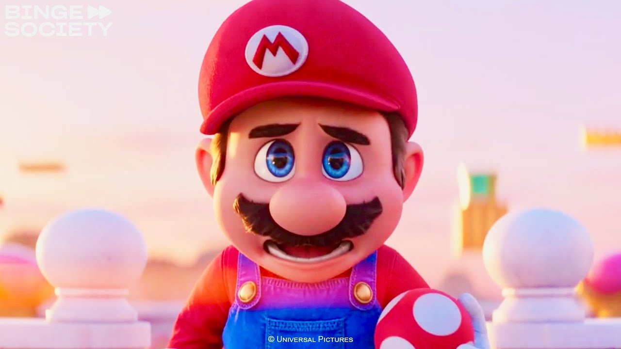 Peach Trains Mario Scene - The Super Mario Bros Movie (2023)