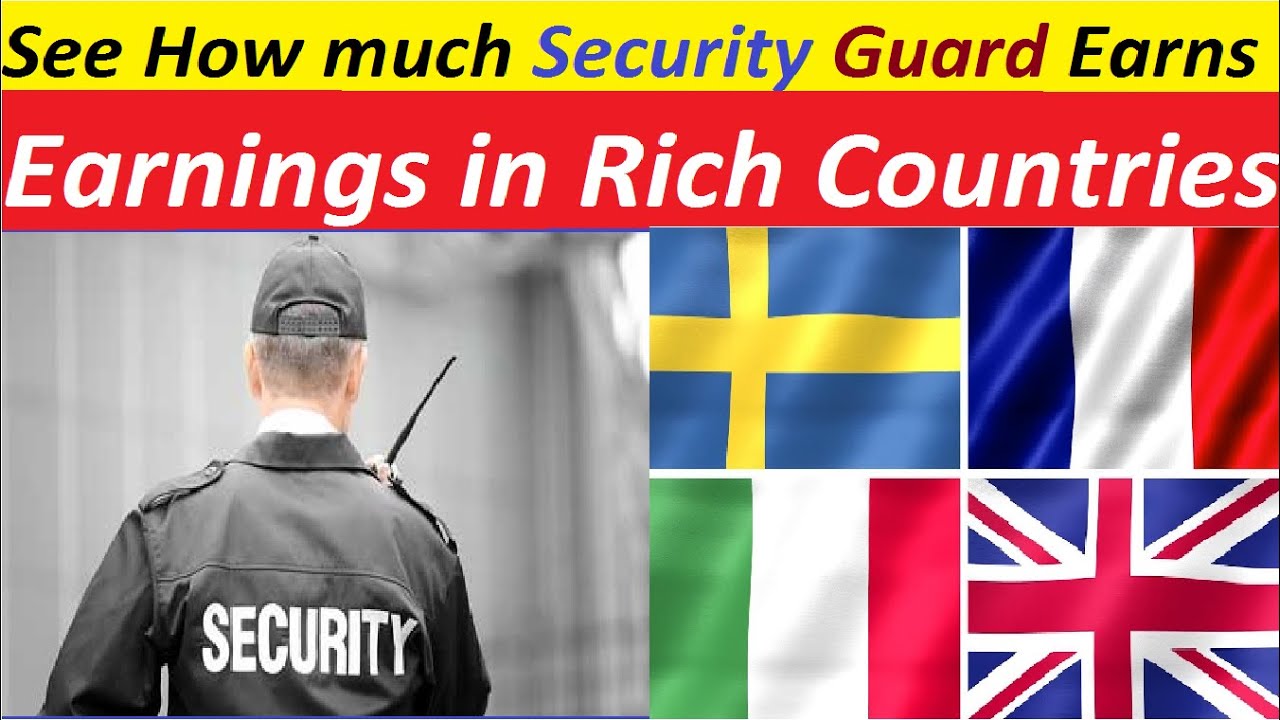 SECURITY GUARD SALARY: Top 20 Countries Where Security Guard Salary is Higher | In English | ABC