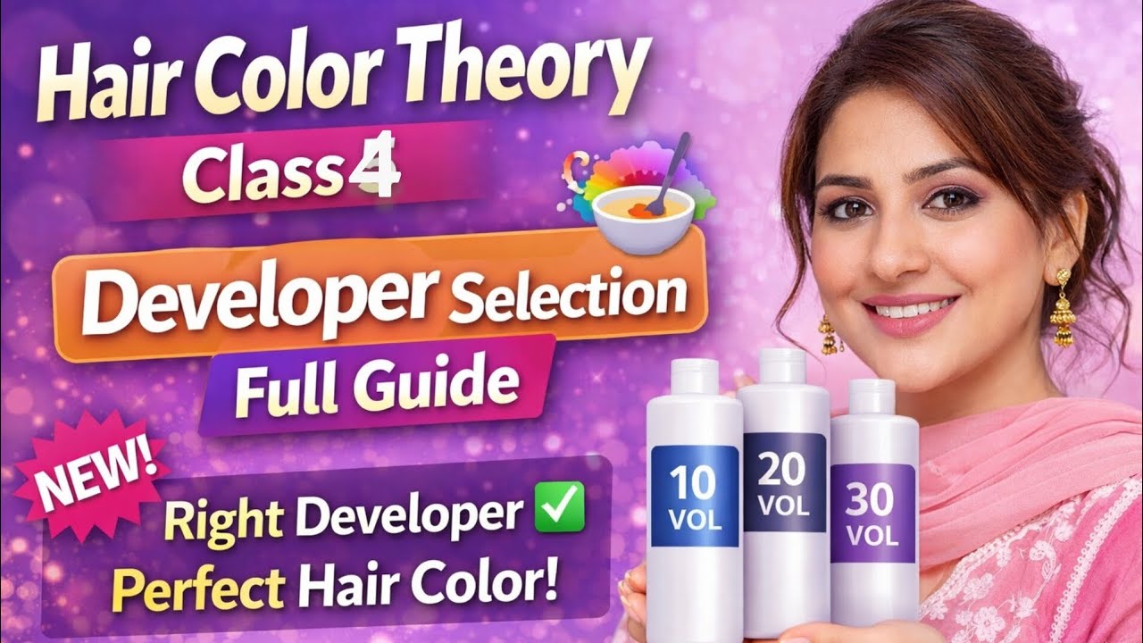 “Hair Color Secrets 💛 | Developer Ka Perfect Use | Pro Tips for Gorgeous Hair!”, class 4
