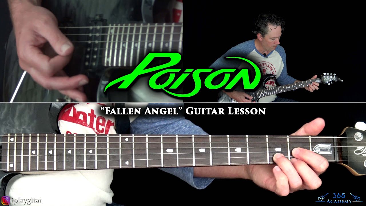 Poison - урок игры на гитаре Fallen Angel