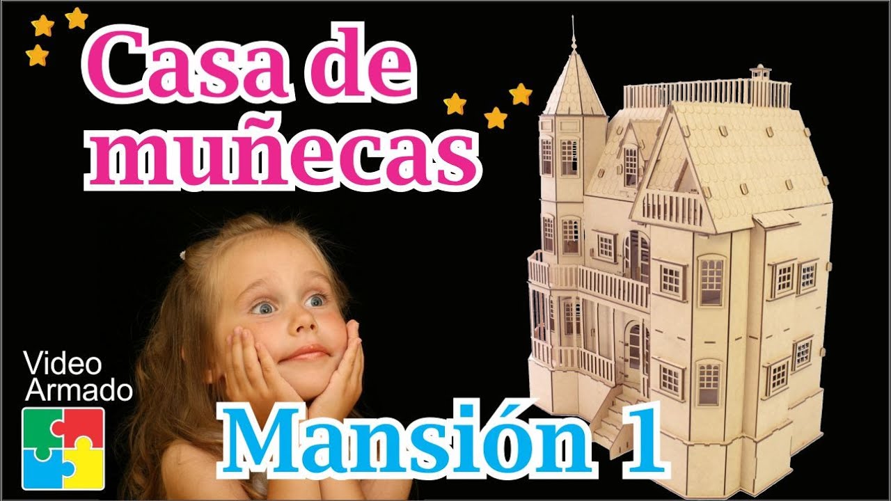 🕍 Casa de muñecas ENORME 🕍  Mansion 1 🧸- Manual de armado 🧩