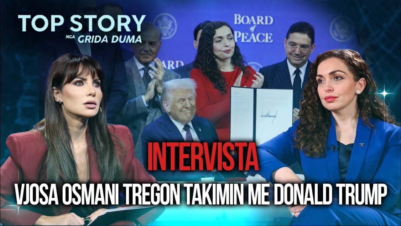 Çfarë foli me Donald Trump? Vjosa Osmani flet për Top Story: U prek Kosova, mora ftesë direkte