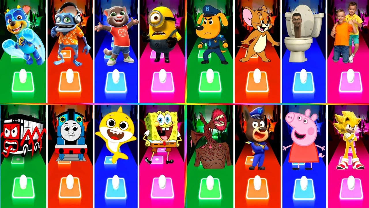Sheriff Labrador Friends All Videos Mearemix 🆚 Siren Head 🆚 Paw Patrol 🆚 Soongbob.💥Who Is The Best?🤔