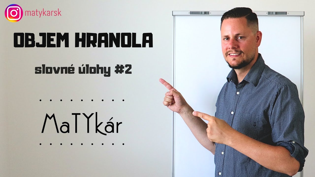 OBJEM HRANOLA | slovné úlohy #2