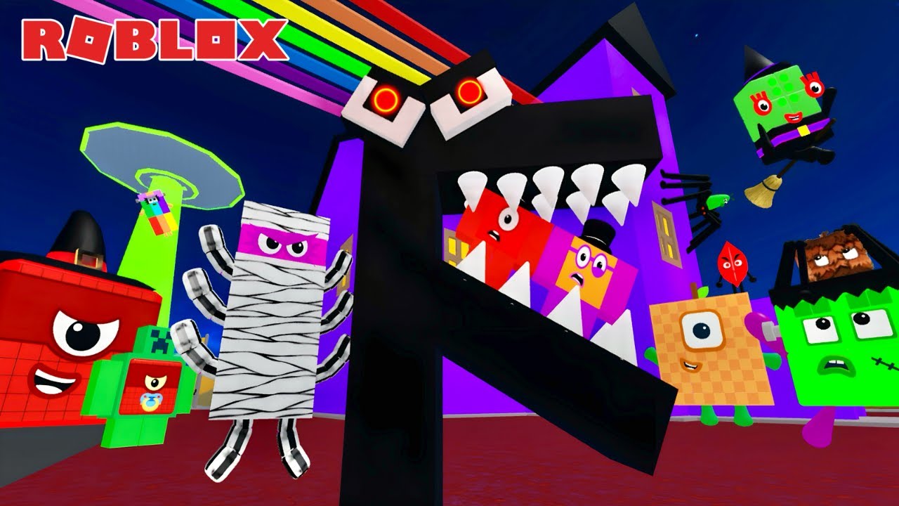 [НОВОЕ] Игра Numberblocks Halloween Town с ВАМИ!