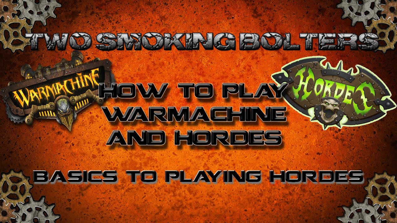 HOW TO PLAY HORDES,QUICK START RULES!!