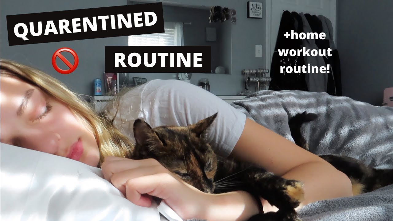 morning routine + at home workouts!