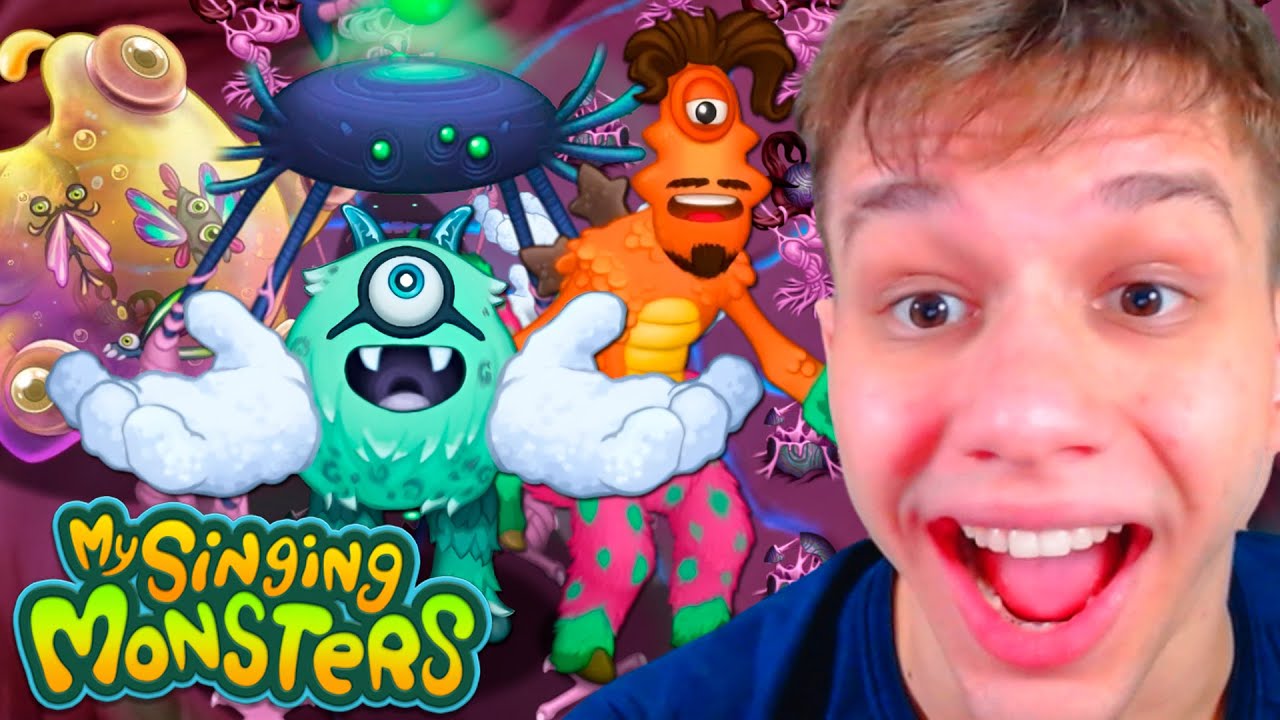 INCRÍVEL! COMPLETEI A ILHOTA DE SOMBRA + EL BIGODINHO + NOVO MONSTRO PARNORMAL (My Singing Monsters)
