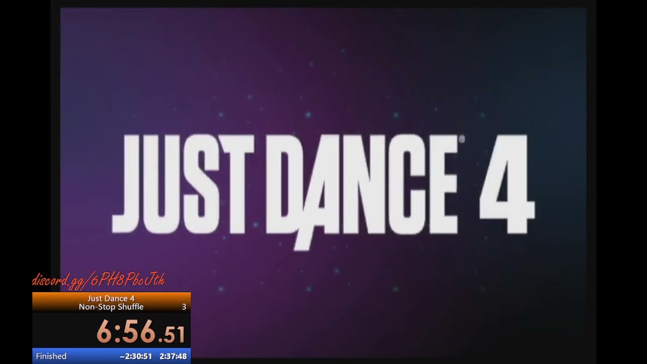 Just Dance 4 - Non-Stop Shuffle [Former] WR Run of 4:08:03.12