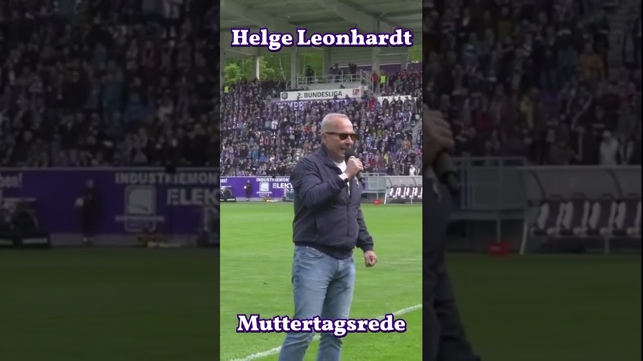 Helge Leonhardt legendäre Rede zum Muttertag! 🟣⚪ Wismut Aue