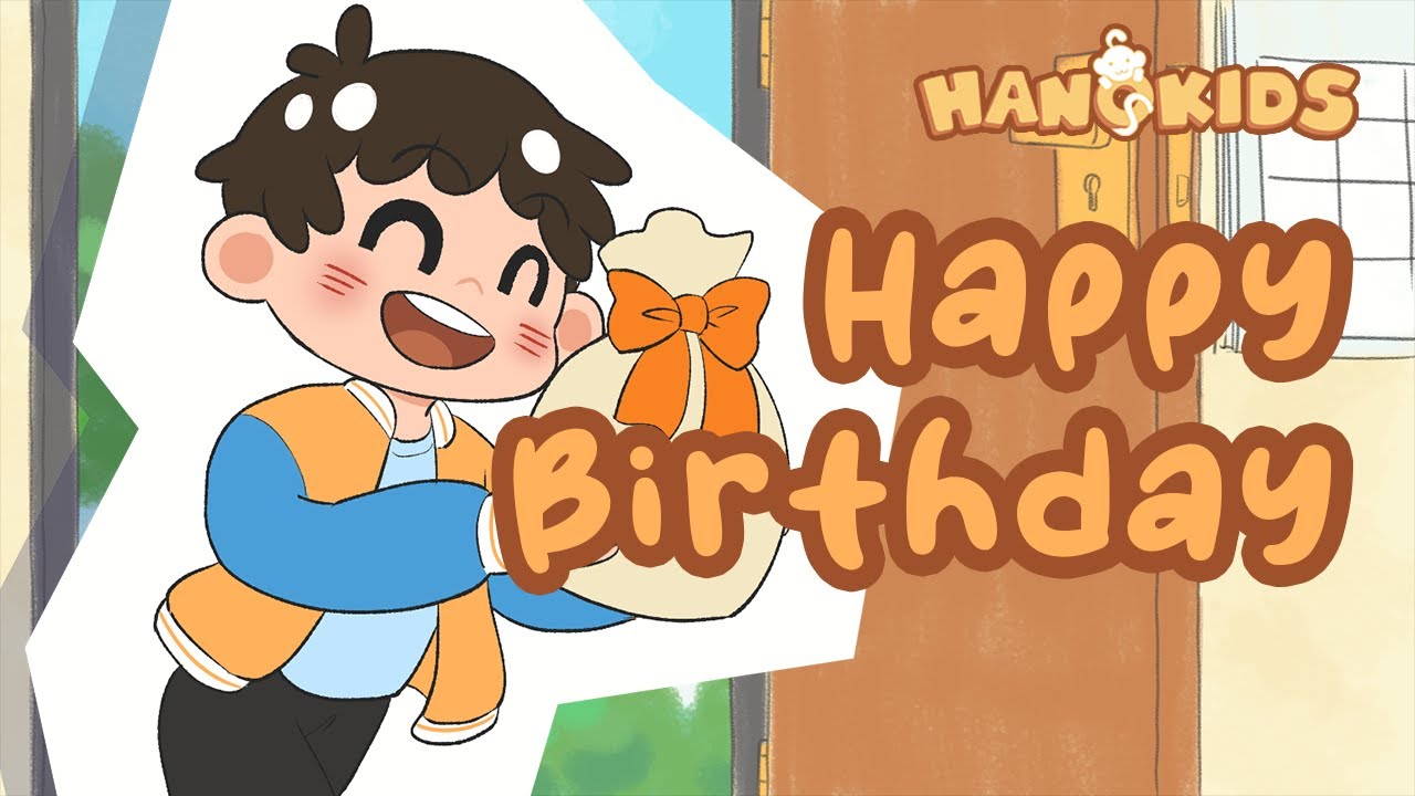 HAPPY BIRTHDAY TO YOU | LAGU SELAMAT ULANG TAHUN ANAK BAHASA INDONESIA | HANOKIDS