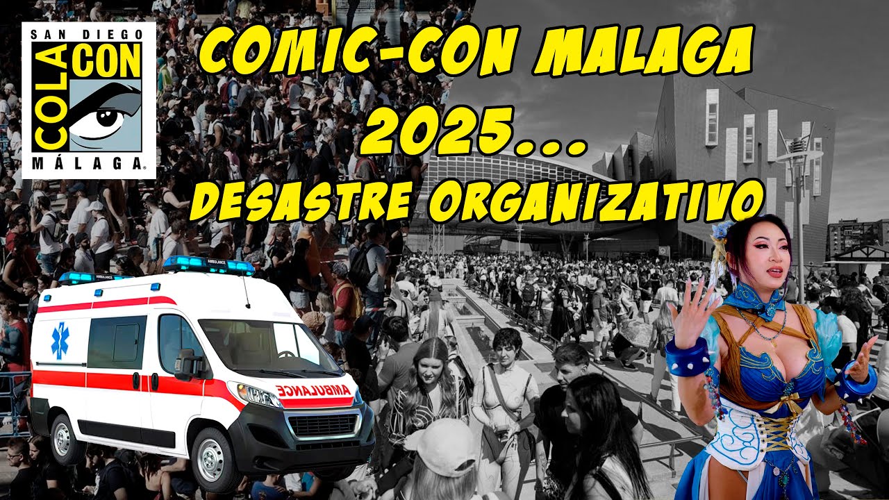🔥 COLA-CON MÁLAGA 2025: El CAOS en Comic Con Málaga que NADIE esperaba 🚨🤯